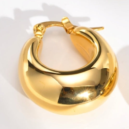 Golden Chunky Hoops